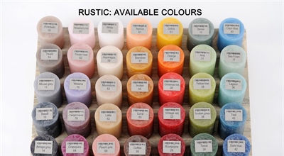 Kerzen - Farbe sortiert